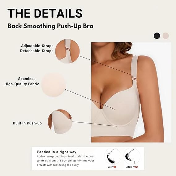 Push-Up Back Smoothing Bra