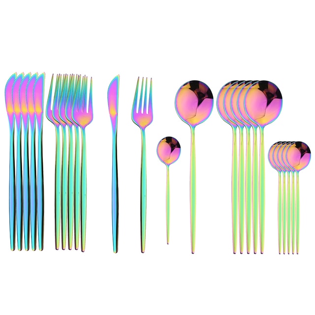 Delve™ 24Pcs Stainless Steel Cutlery Set