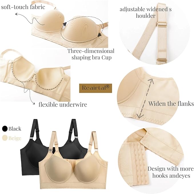 Push-Up Back Smoothing Bra