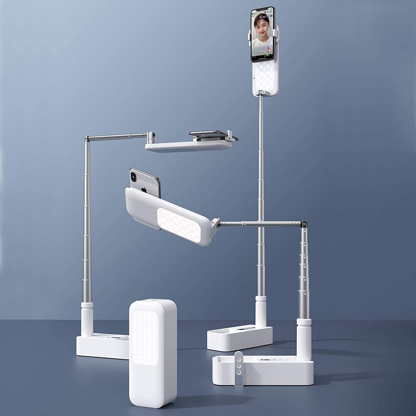 Delve™ Multi-Angle Phone Stand With Light