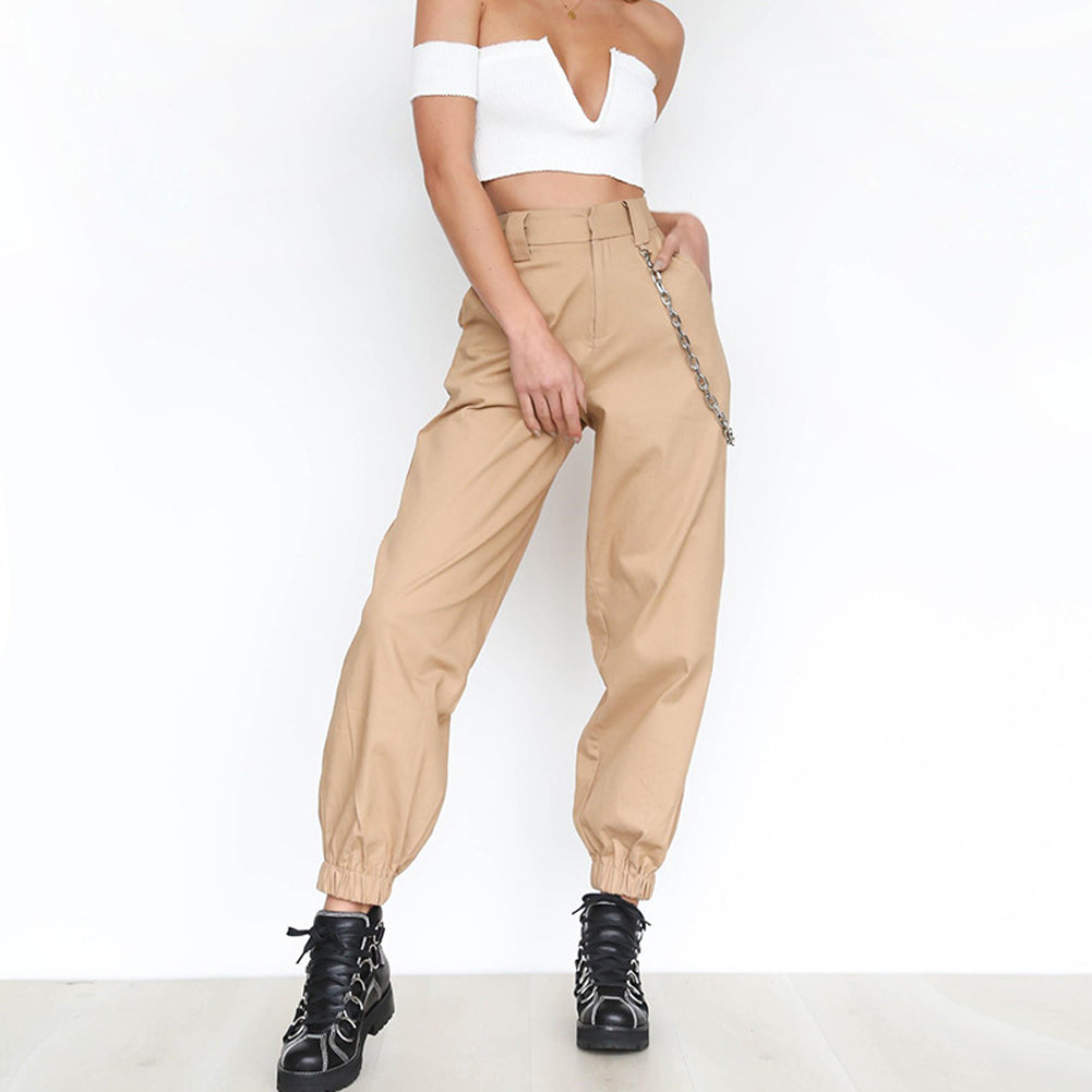 Delve™ Camel Cargo Trousers
