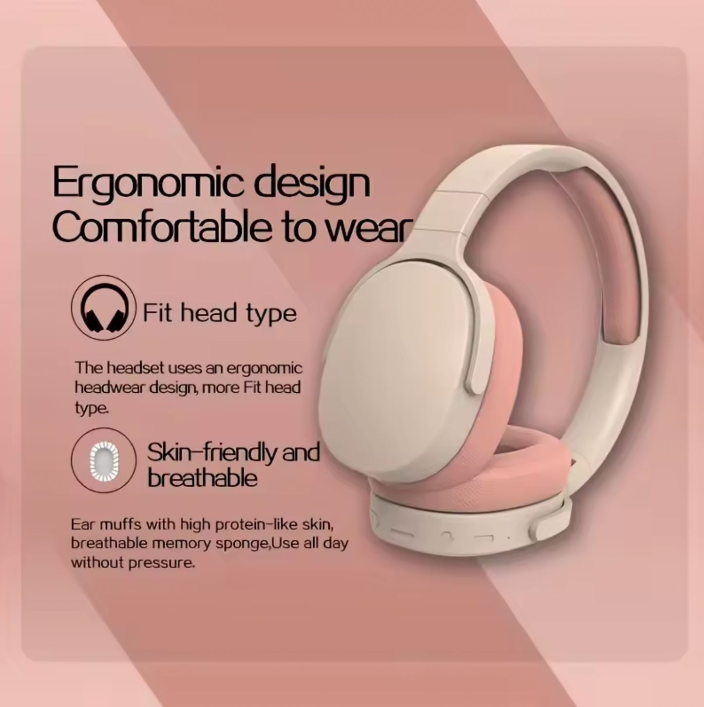 SonicWave Wireless Bluetooth Headphones
