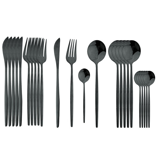 Delve™ 24Pcs Stainless Steel Cutlery Set