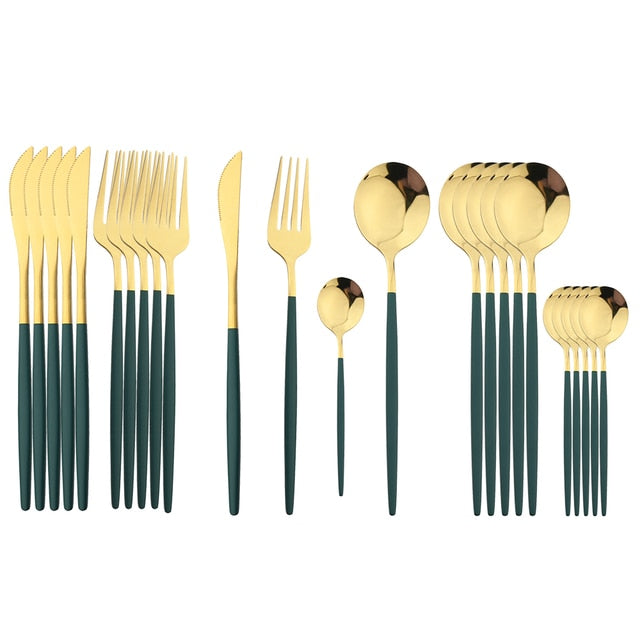 Delve™ 24Pcs Stainless Steel Cutlery Set