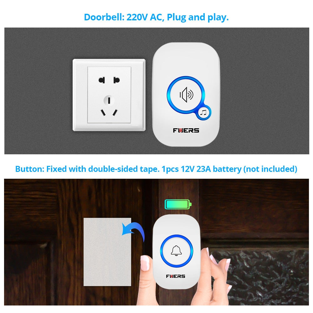 Delve™ Wireless Chime Home Doorbell