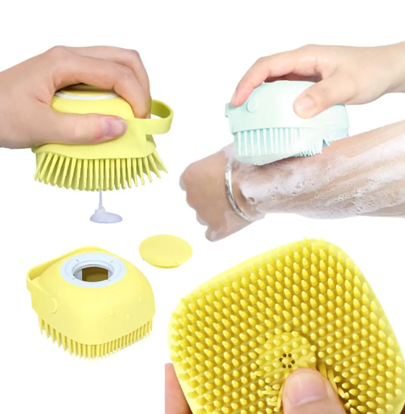 Delve™ Silicone Dog Bath Brush