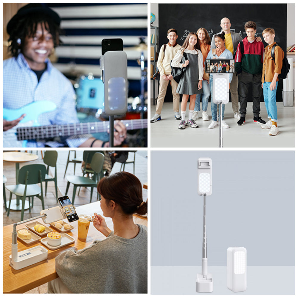 Delve™ Multi-Angle Phone Stand With Light