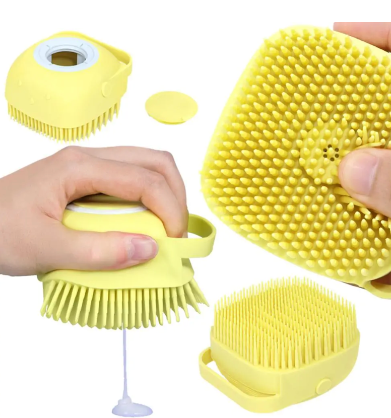 Delve™ Silicone Dog Bath Brush