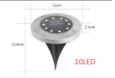 Luxuer™ Solar Garden Disk Light