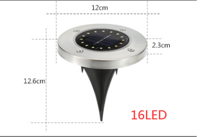 Luxuer™ Solar Garden Disk Light