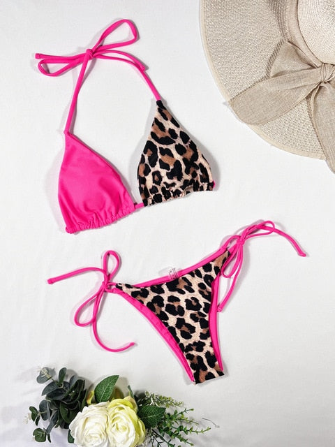 Delve™ Leopard 2 Piece Bikini Set