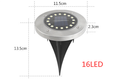 Luxuer™ Solar Garden Disk Light