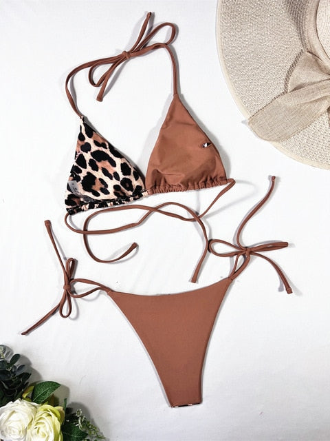 Delve™ Leopard 2 Piece Bikini Set