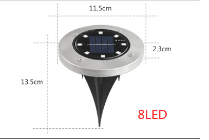 Luxuer™ Solar Garden Disk Light