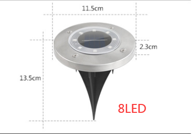 Luxuer™ Solar Garden Disk Light