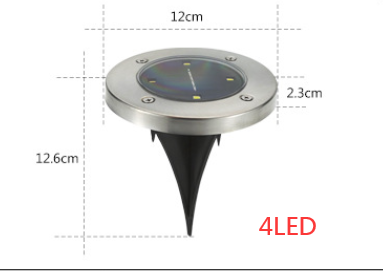 Luxuer™ Solar Garden Disk Light