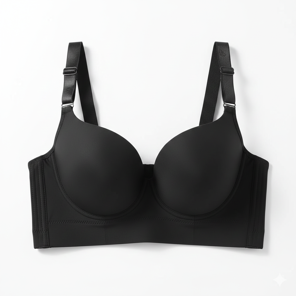 Push-Up Back Smoothing Bra - Black