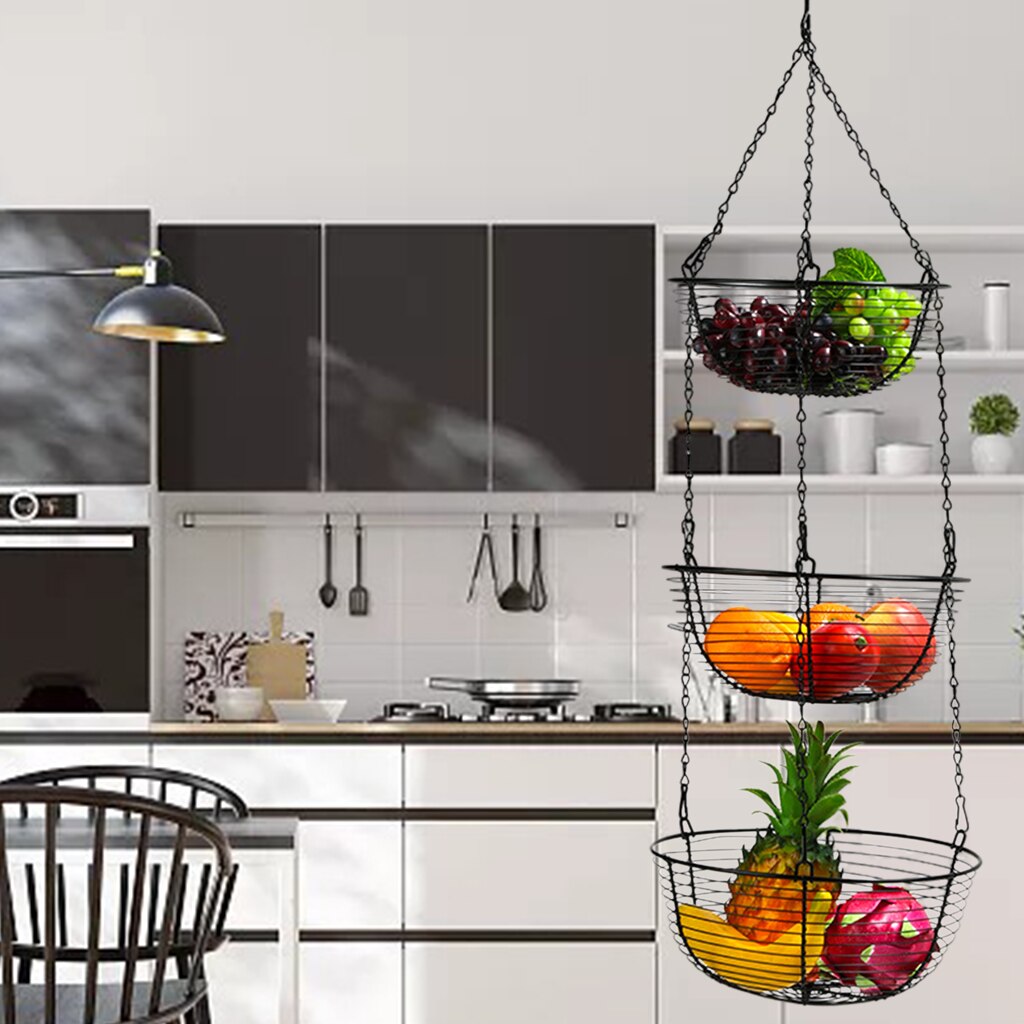 Delve™ 3-Tiers Hanging Fruit Basket