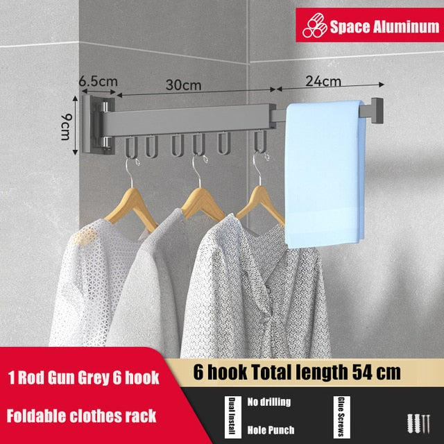 Delve™ Retractable Cloth Drying Rack