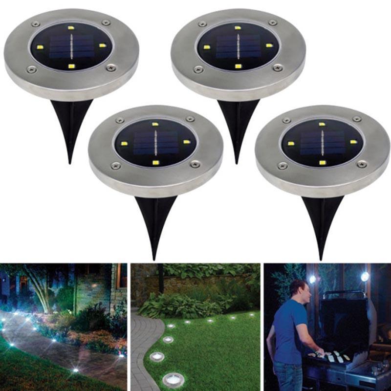 Luxuer™ Solar Garden Disk Light