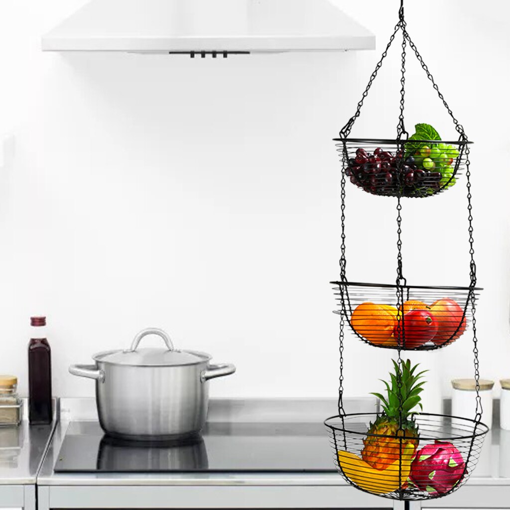 Delve™ 3-Tiers Hanging Fruit Basket