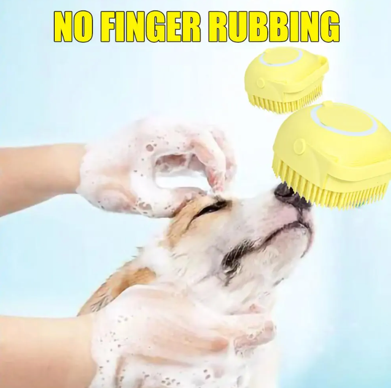 Delve™ Silicone Dog Bath Brush