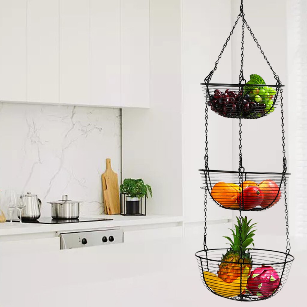 Delve™ 3-Tiers Hanging Fruit Basket