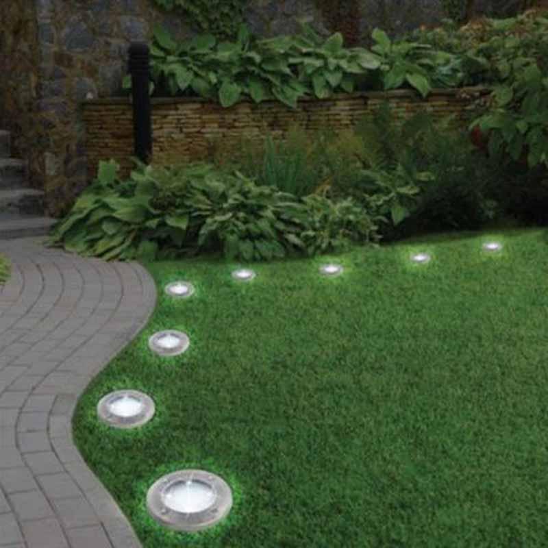 Luxuer™ Solar Garden Disk Light